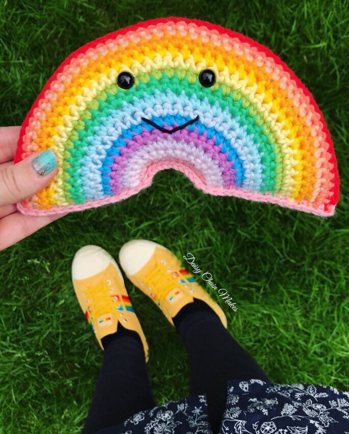 Large crochet rainbow - Image 5
