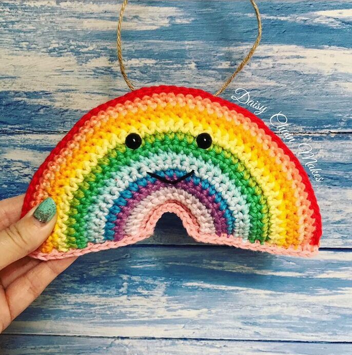 Large crochet rainbow - Image 8