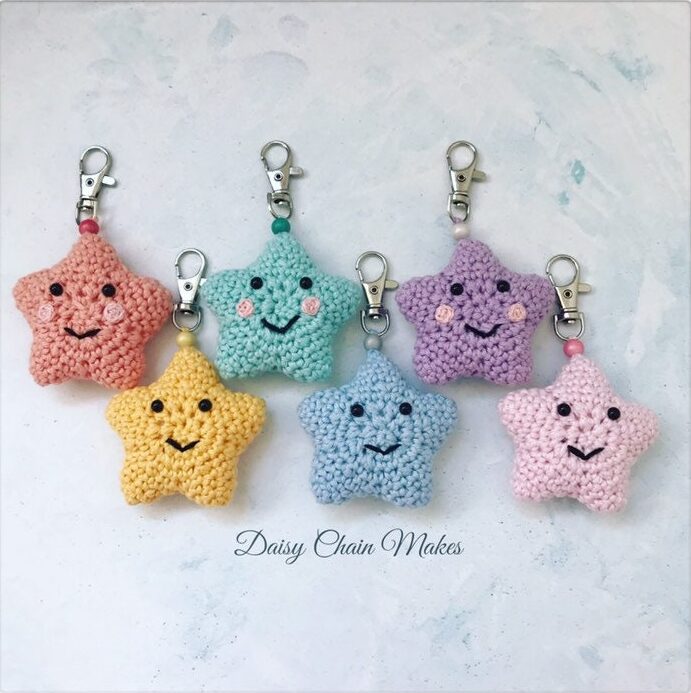 Star bag charm keyrings - Image 9