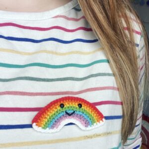 Mini rainbow brooch