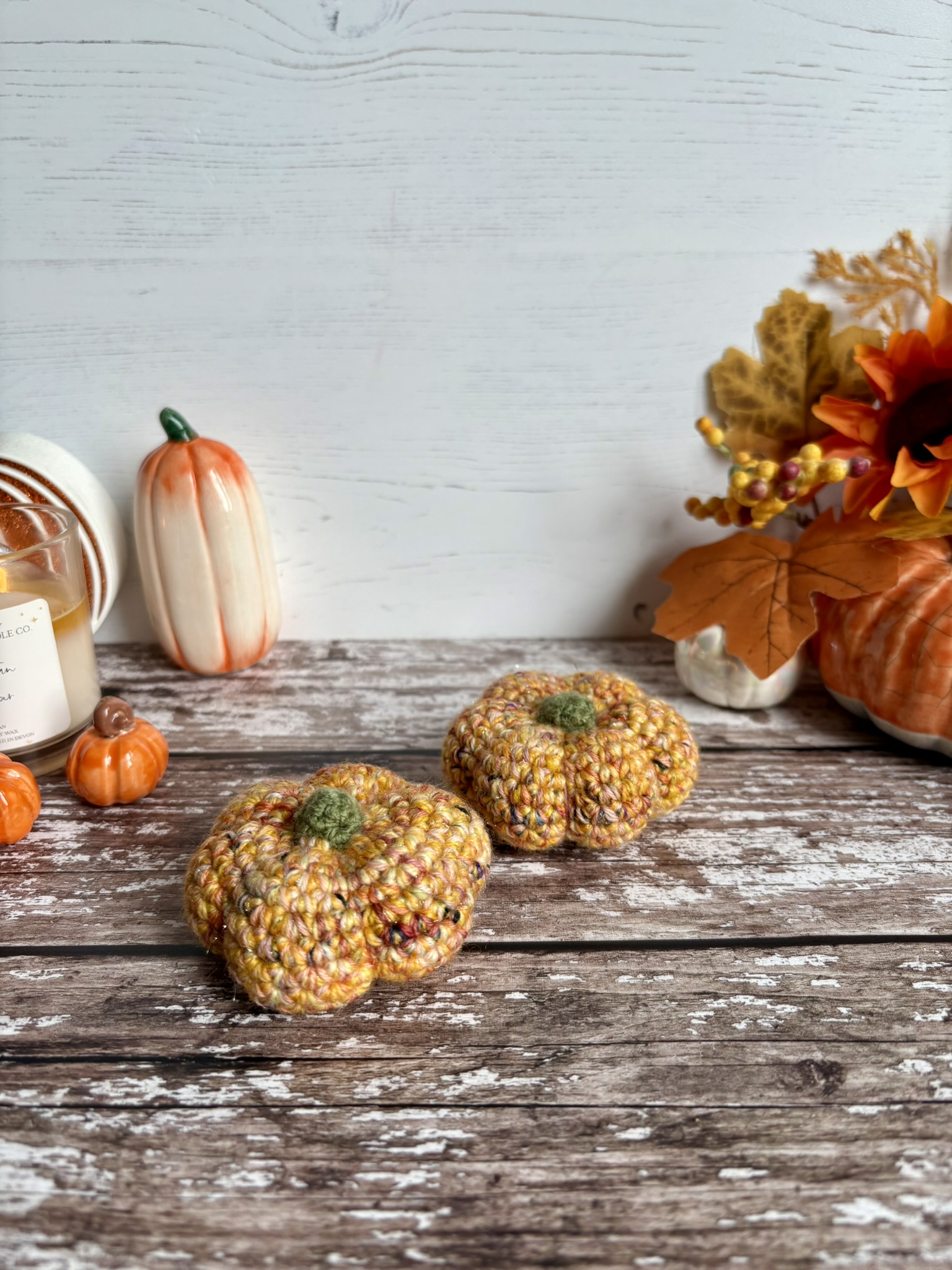 Hand-dyed sparkle pumpkins - Image 11