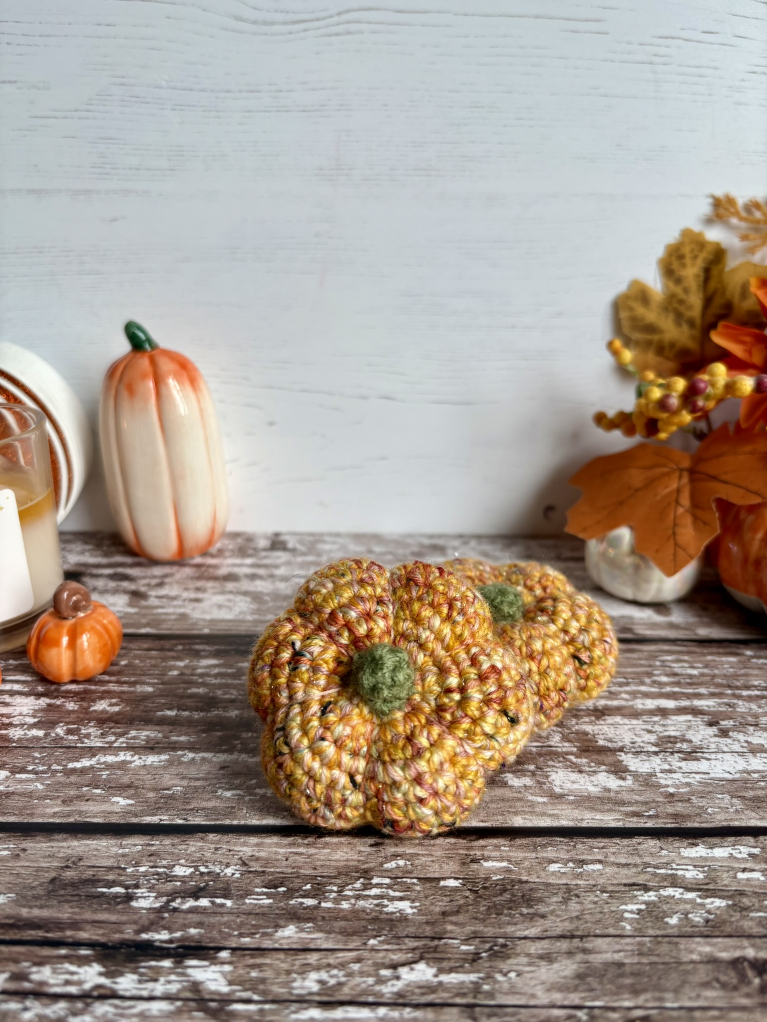 Hand-dyed sparkle pumpkins - Image 10